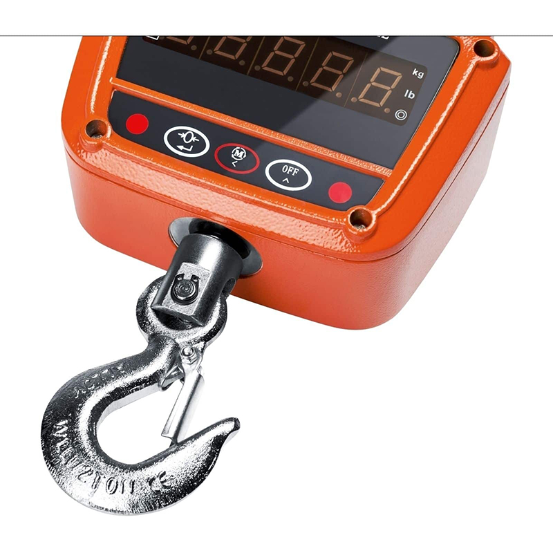 300kg 600lbs Digital LED Hanging Scale Portable Heavy Duty Crane Scale 1200mAh Rechargeable Industrial Hook Scale (4)